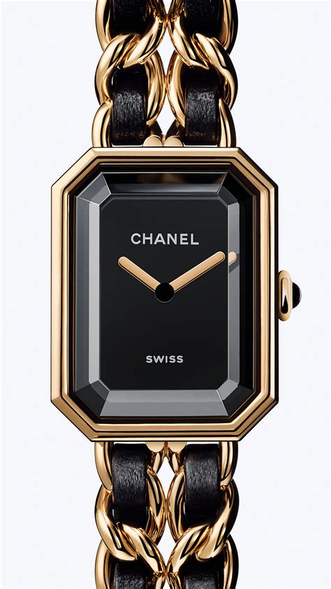 chanel pink gold watch|chanel watch black and gold.